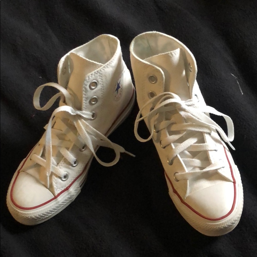 White high top converse